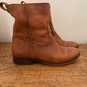 Frye Brown Ankle Boots